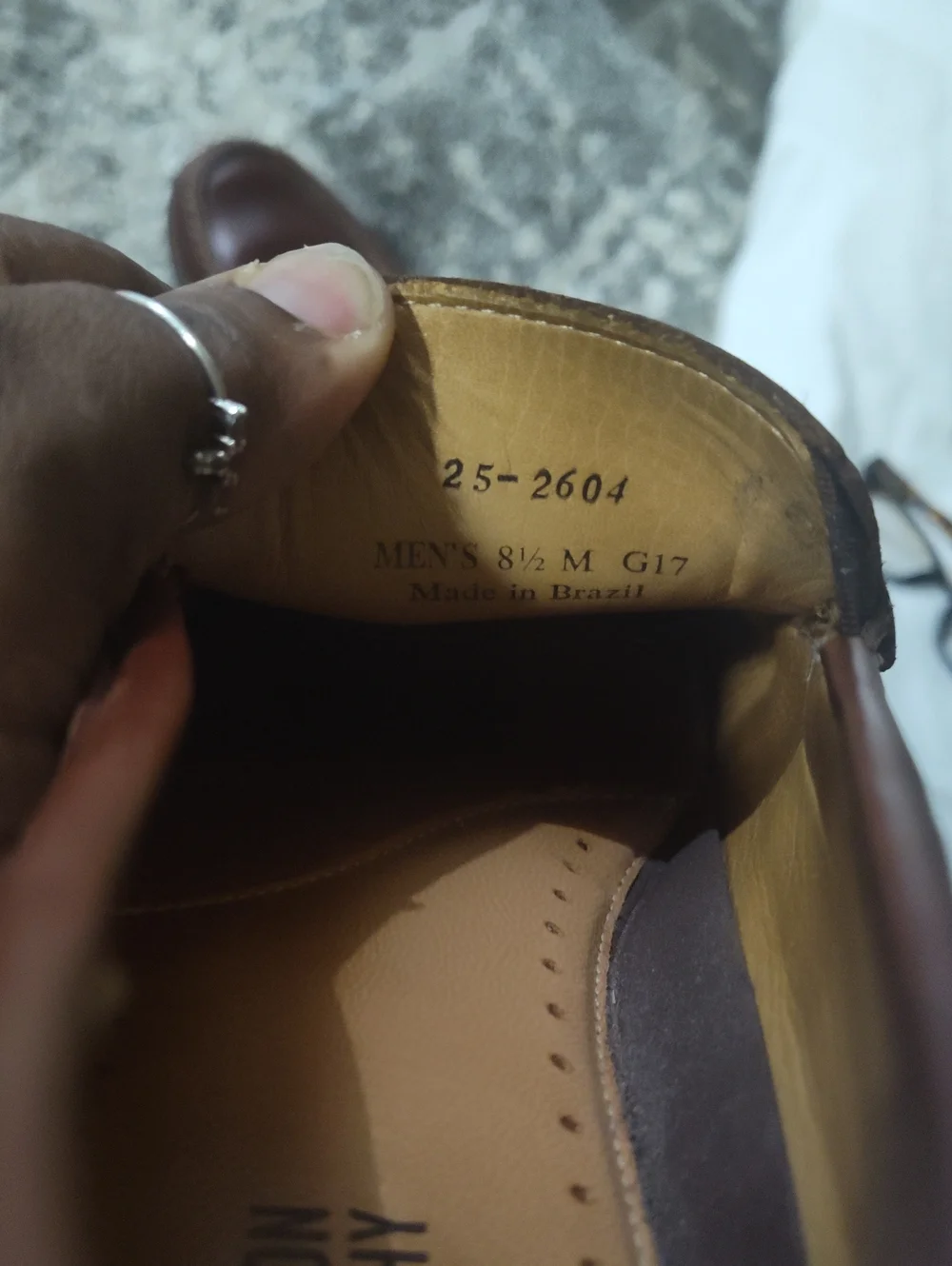 Johnston & Murphy Chestnut Brown Leather Slip-On Loafers